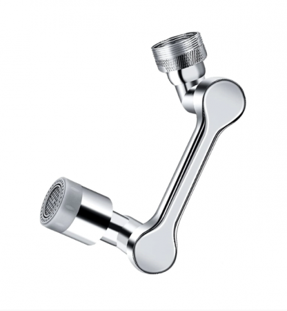 Prelungitor Baterie Chiuveta cu Brat Rotativ In Orice Directie, Economizor Apa Integrat, Otel Inoxidabil, 9.5 cm, Luxer, prelungire/extensie baterie baie bucatarie hornbach dedeman leroy merlin brico depot ieftin luxer [9]