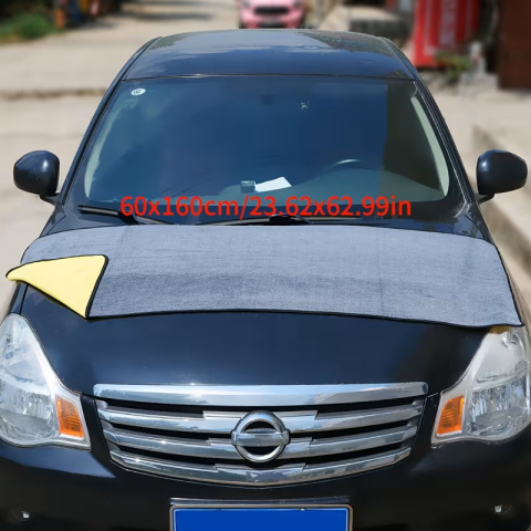 Prosop Ultra-Absorbant Din Microfibra Pentru Curatare Auto, Uscare Rapida, Fara Scame, Dimensiuni 160x60 cm, Luxer [6]