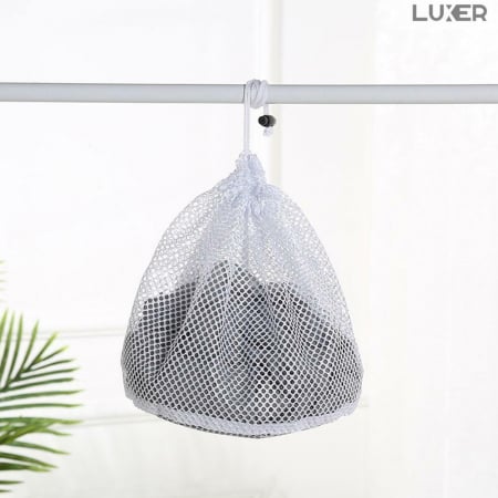 Sac Protectie Haine Pentru Masina de Spalat, 30x40 cm, Alb, Luxer, saci protectie haine masina de spalat ikea dedeman jysk leroy emag ieftine luxer [7]