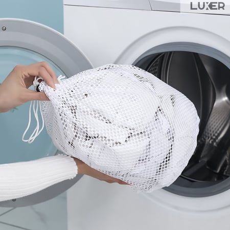 Sac Protectie Haine Pentru Masina de Spalat, 30x40 cm, Alb, Luxer, saci protectie haine masina de spalat ikea dedeman jysk leroy emag ieftine luxer [2]