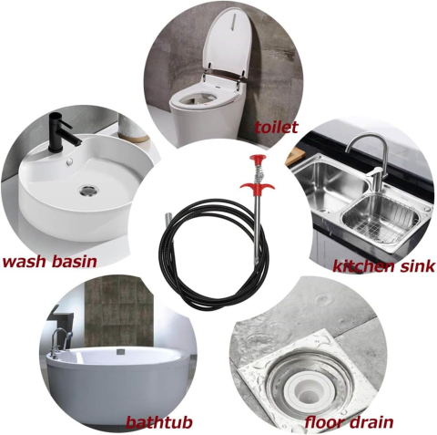 Sarpe Desfundare Chiuveta/Cada/WC/Tevi de Scurgere cu Sistem Extractor cu 4 Brate, Lungime 290 cm [7]