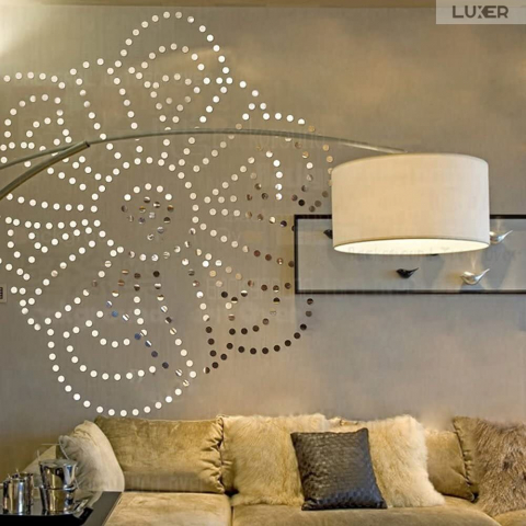 Set oglinzi acrilice buline Luxer oglinzi decorative de perete oglinda hol oglinzi dedeman pentru camera din acril decorativa ikea decor mobexpert jysk emag dormitor living autoadezive oglinda moderne rezistente auriu 3 cm diametru [2]