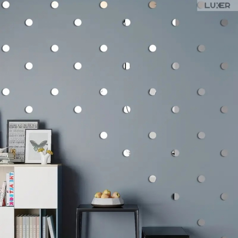 Set oglinzi acrilice buline Luxer oglinzi decorative de perete oglinda hol oglinzi dedeman pentru camera din acril decorativa ikea decor mobexpert jysk emag dormitor living autoadezive oglinda moderne rezistente auriu 3 cm diametru [1]