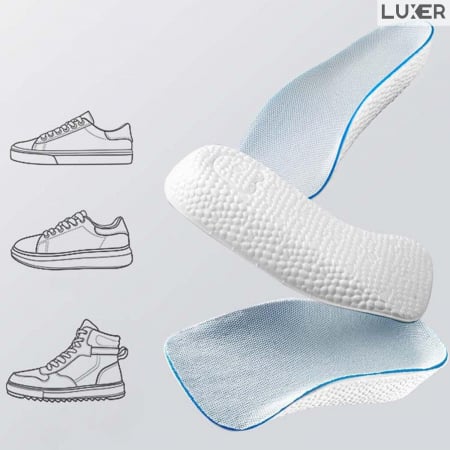 Set 2 Branturi Inaltatoare din Spuma Poliuretanica pentru Pantofi, Adidasi, Ghete, Unisex, Universale, +1.5 cm, +2.5 cm, Luxer, branturi inaltatoare antialunecare din silicon ortopedice deichmann ieftine luxer [8]