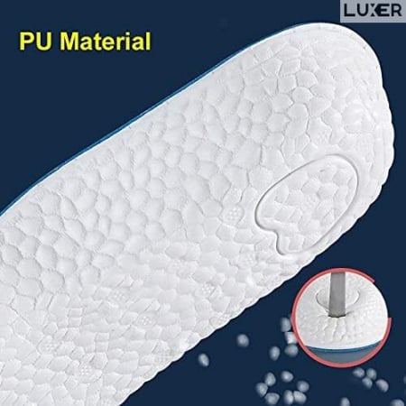 Set 2 Branturi Inaltatoare din Spuma Poliuretanica pentru Pantofi, Adidasi, Ghete, Unisex, Universale, +1.5 cm, +2.5 cm, Luxer, branturi inaltatoare antialunecare din silicon ortopedice deichmann ieftine luxer [9]