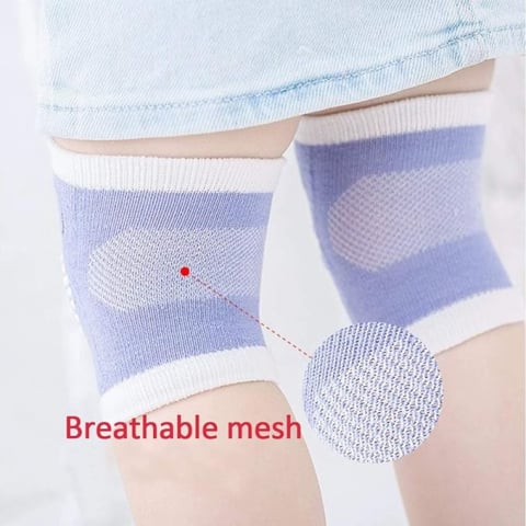 Set 2 Genunchiere Antiderapante Pentru Bebelusi Sau Copii Cu Varste Intre 6 luni-3 ani, Albastru, Luxer,  Protectie Genunchi Bebelusi,  Cotiere Copii Farmacie Pepco Bebe Tei Decathlon Luxer [2]