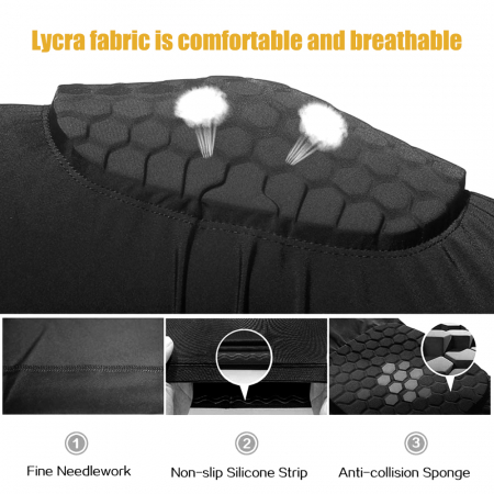 Set 2 Genunchiere Elastice cu Tampon de Protectie Luxer pentru baschet/volei/handbal, Unisex, 46 cm, Negru, genunchiere ortopedice decathlon pentru baschet volei handbal nike tarmak compresive nike pentru suport al genunchiului si al ligamentelor medicale ieftin luxer [8]