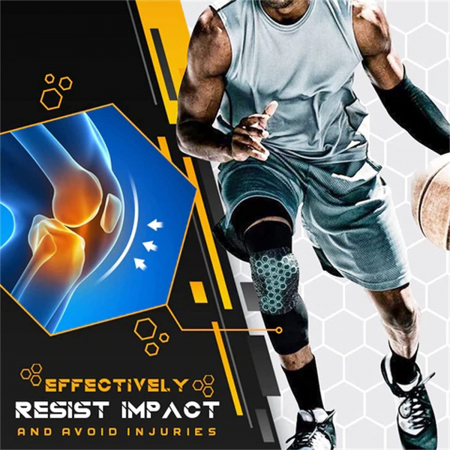 Set 2 Genunchiere Elastice cu Tampon de Protectie Luxer pentru baschet/volei/handbal, Unisex, 46 cm, Negru, genunchiere ortopedice decathlon pentru baschet volei handbal nike tarmak compresive nike pentru suport al genunchiului si al ligamentelor medicale ieftin luxer [13]