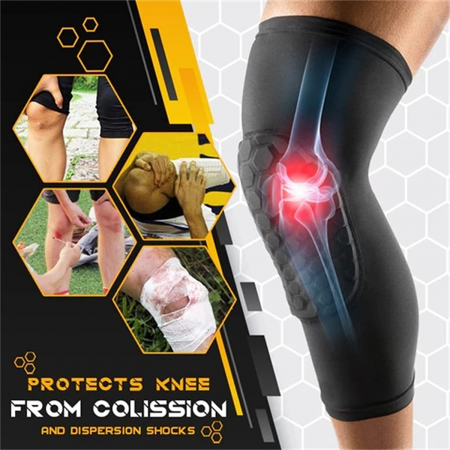Set 2 Genunchiere Elastice cu Tampon de Protectie Luxer pentru baschet/volei/handbal, Unisex, 46 cm, Negru, genunchiere ortopedice decathlon pentru baschet volei handbal nike tarmak compresive nike pentru suport al genunchiului si al ligamentelor medicale ieftin luxer [12]