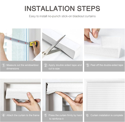 Set 2 Jaluzele Plisate cu Sistem de Prindere Autoadeziv Luxer, Dimensiuni 90x180 cm, Alb, jaluzele geamuri mansarda rulou dedeman velux leroy merlin pentru ferestre interior hornbach ieftine luxer [6]