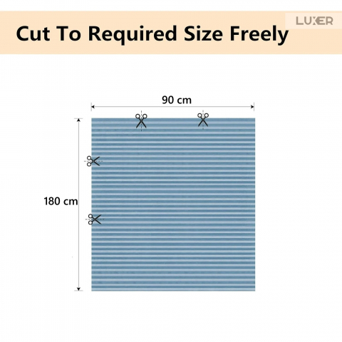 Set 2 Jaluzele Plisate cu Sistem de Prindere Autoadeziv Luxer, Dimensiuni 150X60 cm, Albastru, jaluzele geamuri mansarda rulou dedeman velux leroy merlin pentru ferestre interior hornbach ieftine luxer [13]