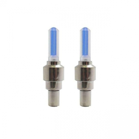 Set 2 Lumini LED pentru Roata Bicicleta/Masina/Motocicleta, cu Ventil, Alimentare: Baterii, Multiple Culori, Luxer, set lumini biciclete, motoare, masini fata spate pentru roata puternice dechatlon auchan carrefour emag fata spate luxer [10]