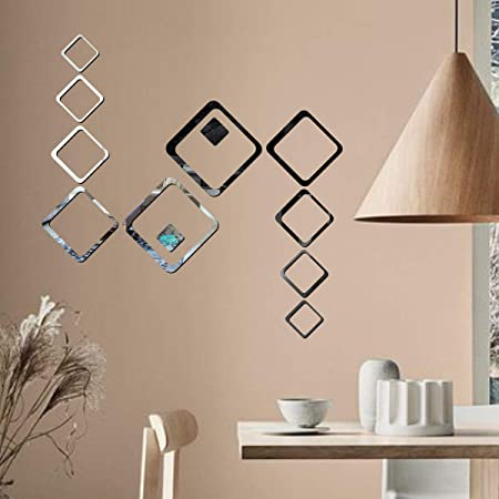 Set oglinzi acrilice valuri Luxer oglinzi decorative de perete oglinda hol oglinzi dedeman pentru camera din acril decorativa ikea decor mobexpert jysk emag dormitor living autoadezive oglinda aurie moderne rezistente auriu [8]