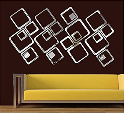 Set oglinzi acrilice valuri Luxer oglinzi decorative de perete oglinda hol oglinzi dedeman pentru camera din acril decorativa ikea decor mobexpert jysk emag dormitor living autoadezive oglinda aurie moderne rezistente auriu [1]