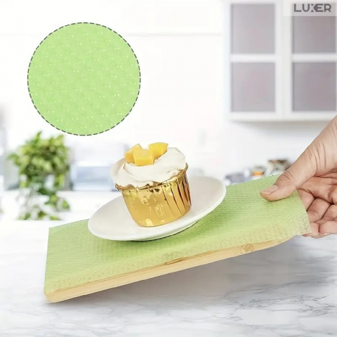Set 4 Covorase Antiderapante Pentru Protectie Rafturi Frigider sau Sertare, Anti-Mucegai, Table Placemats, Material Impermeabil, Dimensiuni 45x29 cm, Verde, Luxer, Folie Protectie Rafturi Dulap, Antibacteriene, Covoras Pentru Pastrarea Prospetimii, Covoras Frigider [6]
