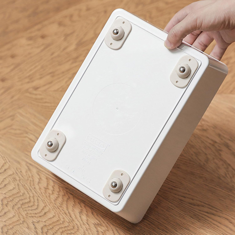 Produse si accesorii Baie - set-4-roti-autoadezive-bile-otel-inoxidabil-rotative-360-luxer-ibs0487