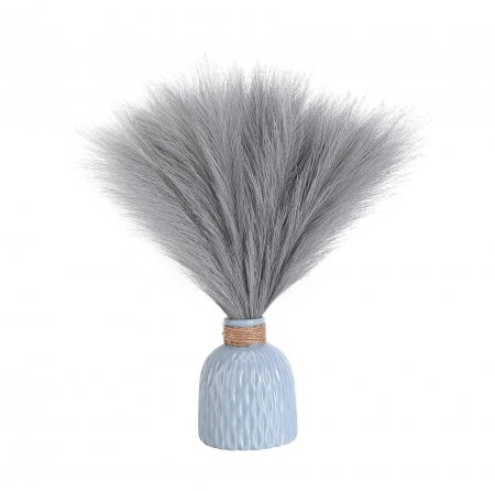 Set 6 Fire Iarba de Pampas Artificiala Din Matase Pentru Decoratiuni Casa, Birou sau Evenimente, Alb, Gri, Bej, Roz, Luxer, plante/flori decorative ornamentale, ornament interior, frunze decor pentru botez/nunta dedeman jysk leroy luxer [10]