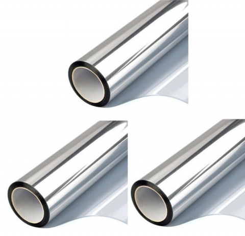 Toate Produsele - Set Folii Autoadezive pentru Geamuri Termopan, Tip Oglinda, Protectie Solara UV, Efect Privacy, One Way Mirror Window Film, Autocolanta, Pentru Casa/Cladiri, Dimensiuni 200 x 60 cm, Silver/Argintiu, Silver, Folie Geam sa nu se vada din exterior, sa nu se vada in casa, autocolant geam termopan leroy merlin dedeman, protectie solara ferestre luxer