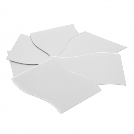 Set oglinzi acrilice valuri Luxer oglinzi decorative de perete oglinda hol oglinzi dedeman pentru camera din acril decorativa ikea decor mobexpert jysk emag dormitor living autoadezive oglinda aurie moderne rezistente auriu [9]