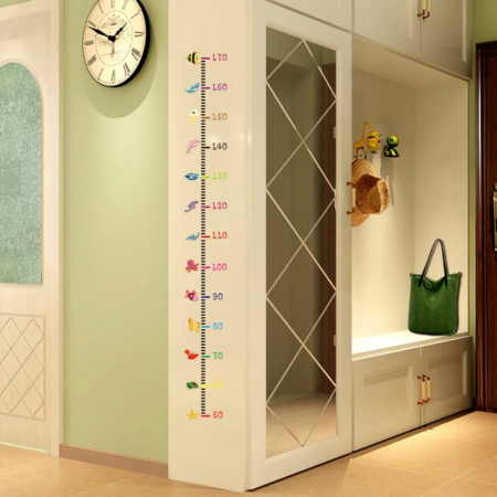 Stickere Decorative - Sticker decorativ Luxer metru autocolant inaltime copii adulti taliometru de perete masurat copii masurator baieti fete diney emag jumbo leroy merlin autocolant animale pasari salbatice