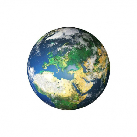 Sticker Glow In The Dark Luxer, Autocolant Luna Fosforescenta, Pamant, 30 cm, stickere pamant terra pentru perete ieftin dormitor sufragerie autocolant emag luxer dedeman leroy globul pamantesc [2]