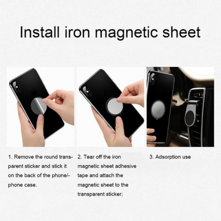 Suport auto premium Luxer pentru telefon, tableta, GPS Silver, magnetic multifunctional universal bicicleta samsung baseus altex emag flanco 10 inch antiderapant numar wireless ieftin pentru grila ventilatie bord masina ventuza ieftin ipad luxer [8]