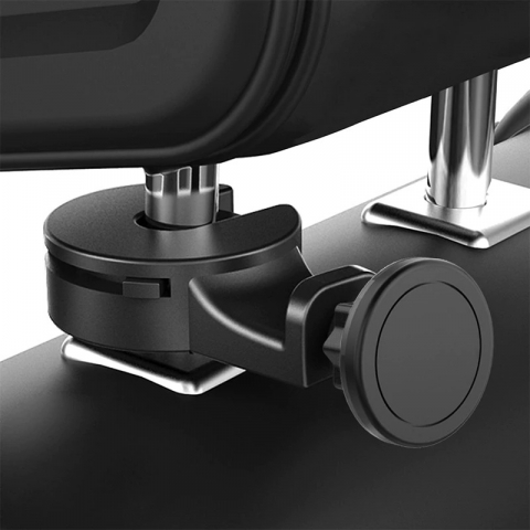 Suport Auto Universal pentru Telefon/Tableta cu Prindere pe Tetiera, Magnetic, Rotire 360°, Materiale Premium, Luxer, suport pentru locurile din spate emag altex flanco dedeman ieftin luxer