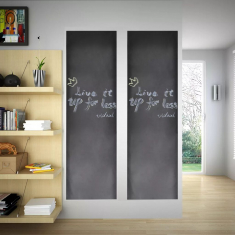 Tabla Scolara Neagra/Alba Tip Sticker Pentru Scris cu Creta sau Marker Luxer, Autocolant, 200x45 cm, Stickere Decorative Autocolante Pentru Bucatarie / Camera Copilului, pentru notite, retete jumbo ikea ieftina pentru interior luxer [3]