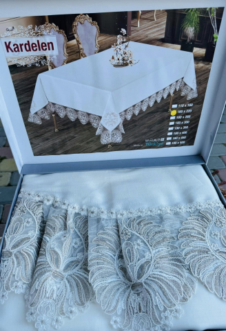 Fațe de mese - Kardelen mărimea 160x220cm pentru masă ovală