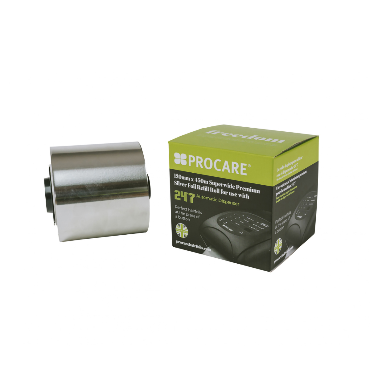 120MM X 450M PROCARE 24 7 FOLII ALUMINIU ROLA