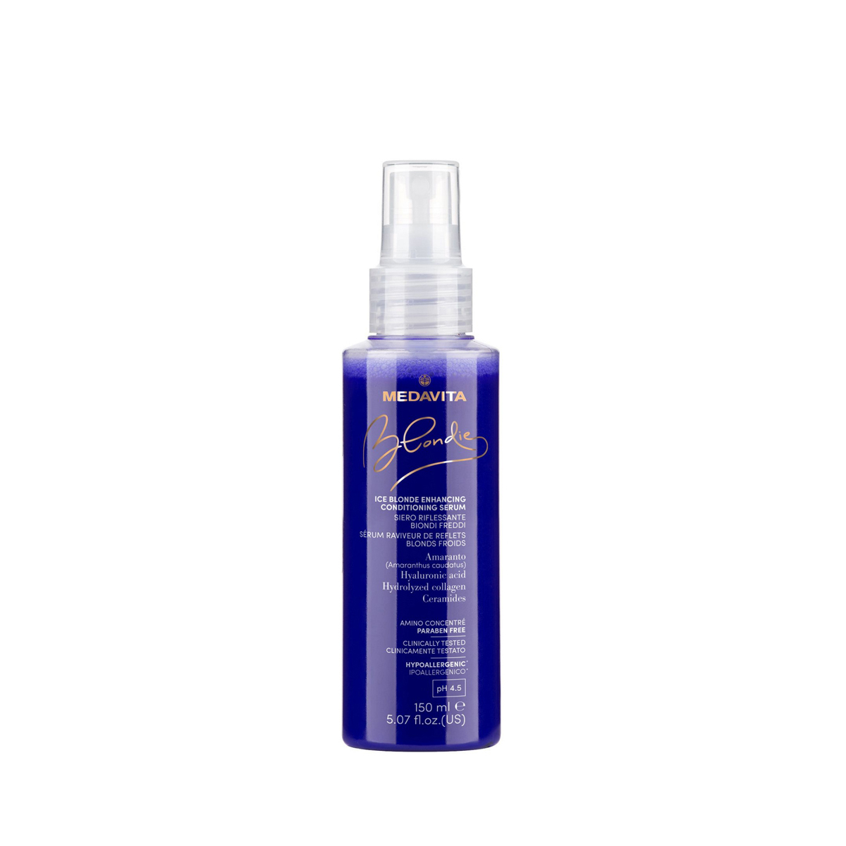 Balsam bifazic cu pigment rece cenusiu - fara clatire - cu colagen si ceramide -150ml