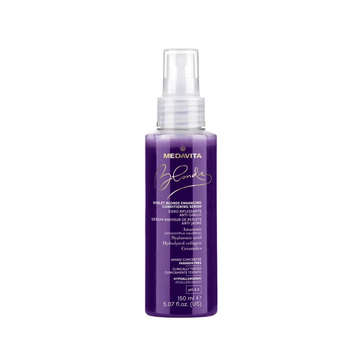 Balsam bifazic cu pigment violet  fara clatire cu colagen si ceramide-150 ml