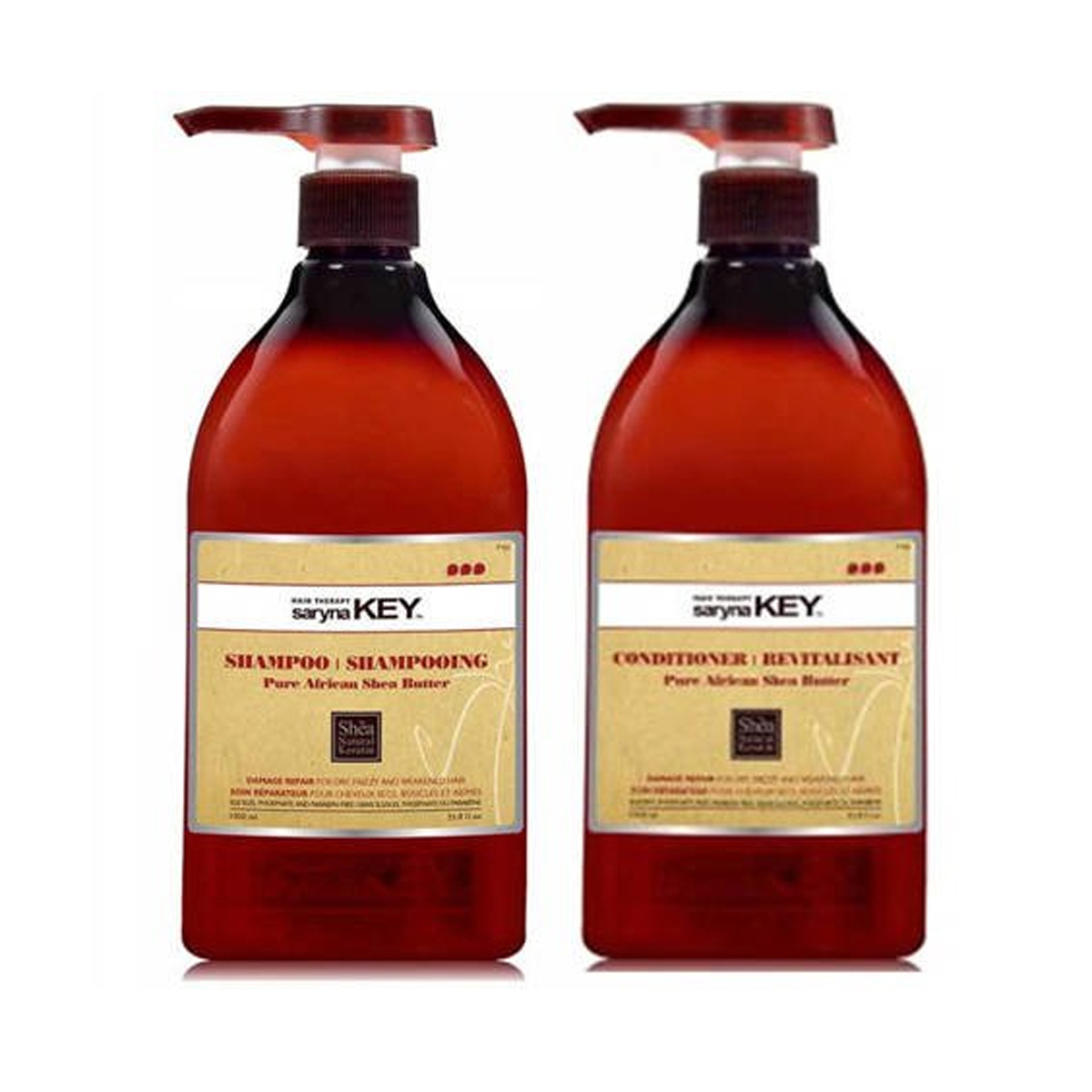 Balsam pentru par fin cu unt de SHEA -1000ml