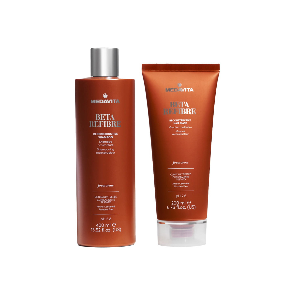 Duo Luxury Kit pentru Repararea Parului - Medavita Betarefibre [5]