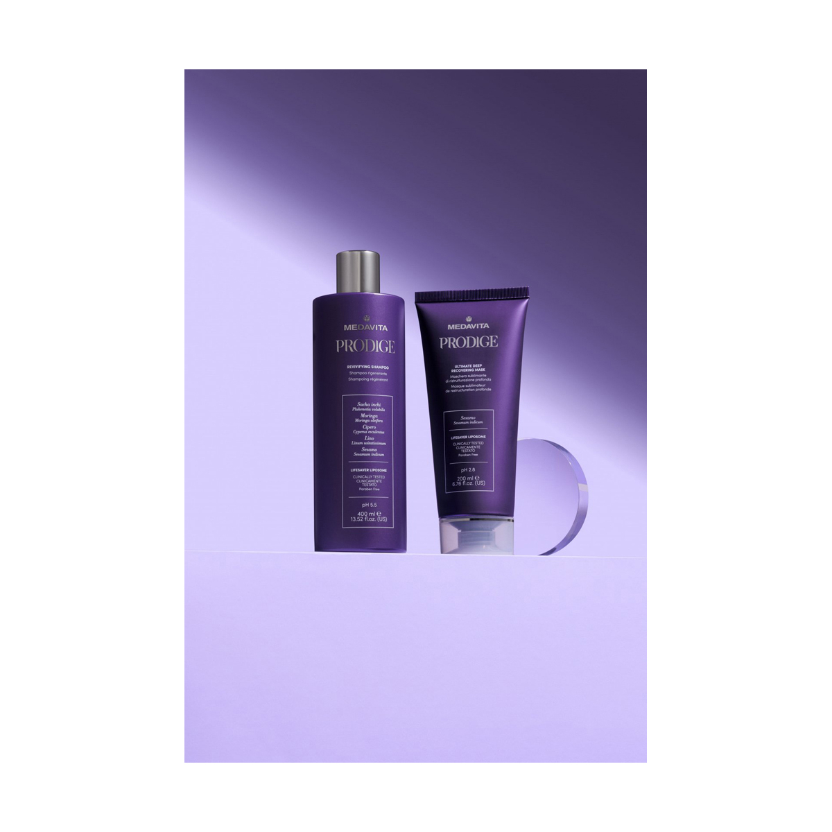 Duo Luxury Kit pentru Umplerea Firului de Par - Medavita Prodige