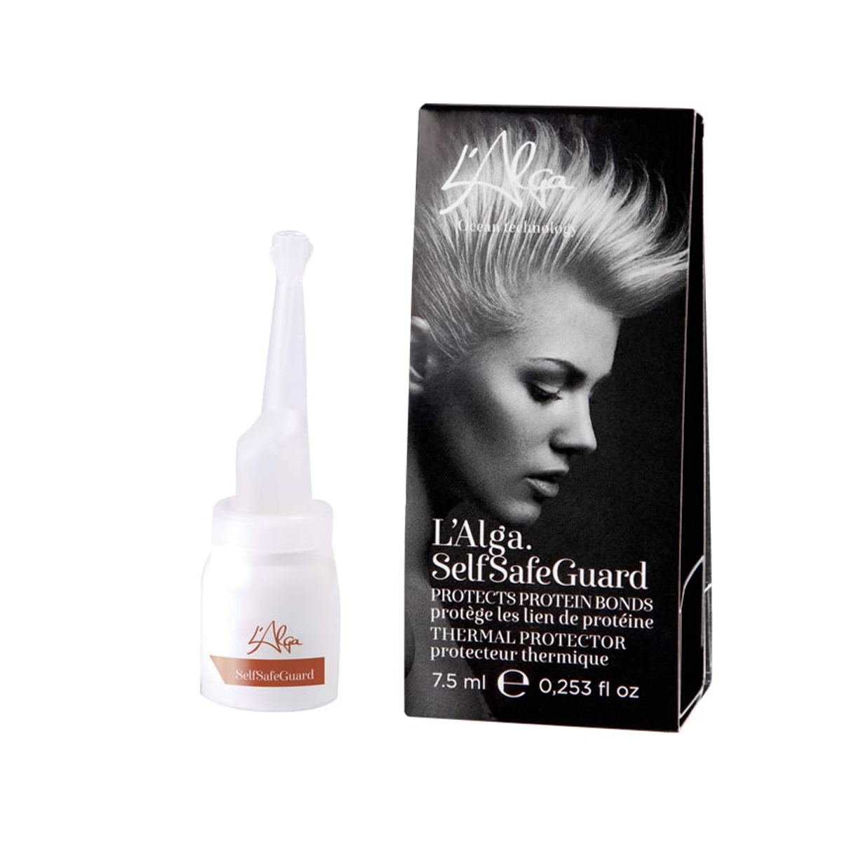Fiola pentru Reconstructia si Intarirea Firului de Par - cu clatire - SelfSafeGuard L alga - 7.5 ml