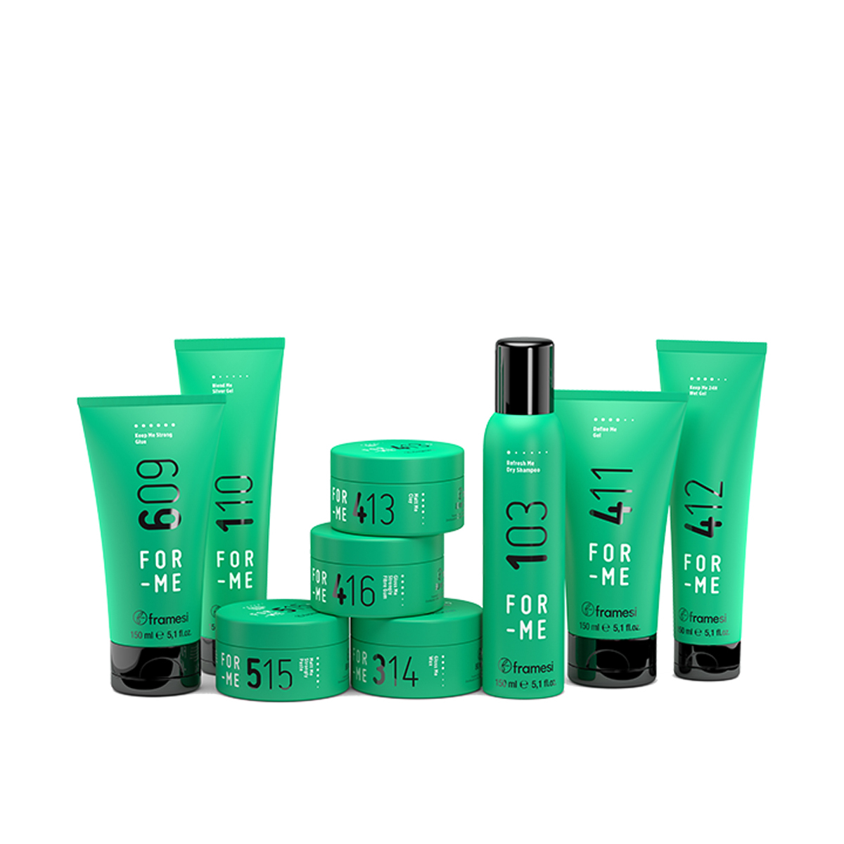 Gel pentru par cu fixare medie - FOR-ME 411- DEFINE ME GEL -150ml [2]