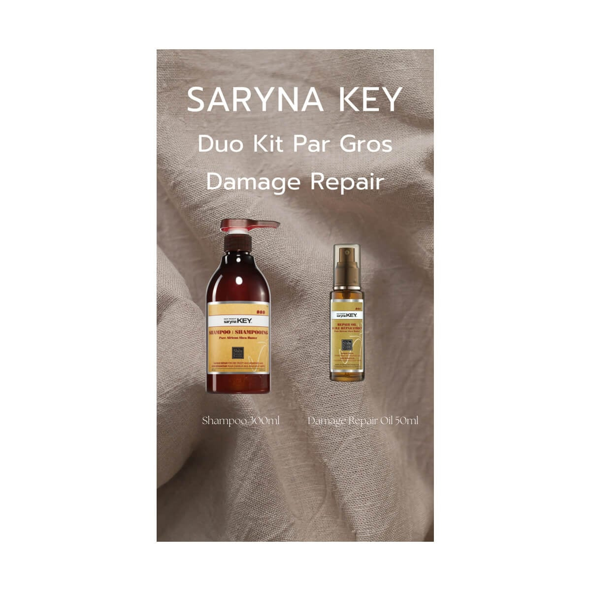Kit Damage Repair - Sampon Damage 300 ml + Ulei Damage 50 ml [2]