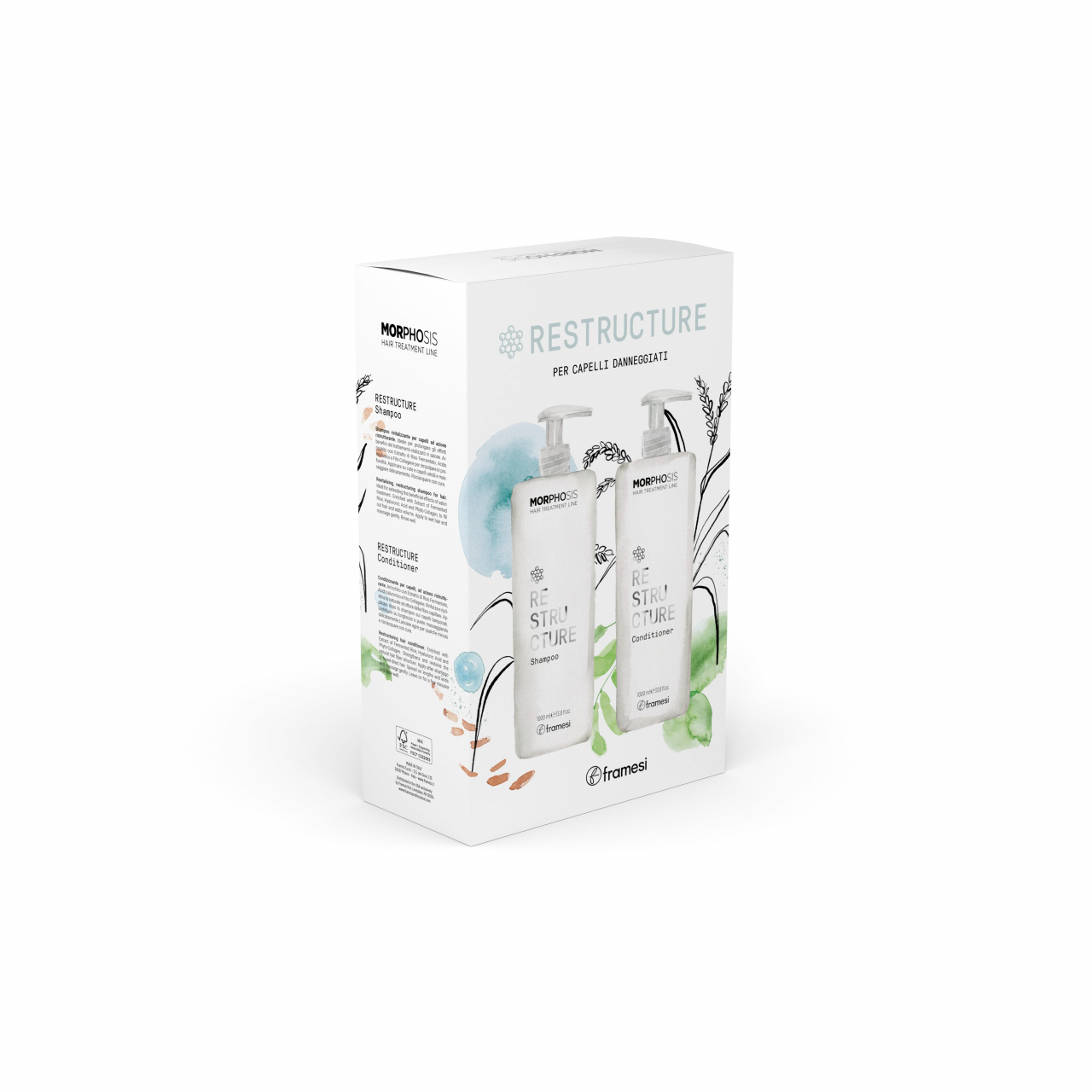 Kit pentru ingrijirea parului deteriorat - RESTRUCTURE - 250ML