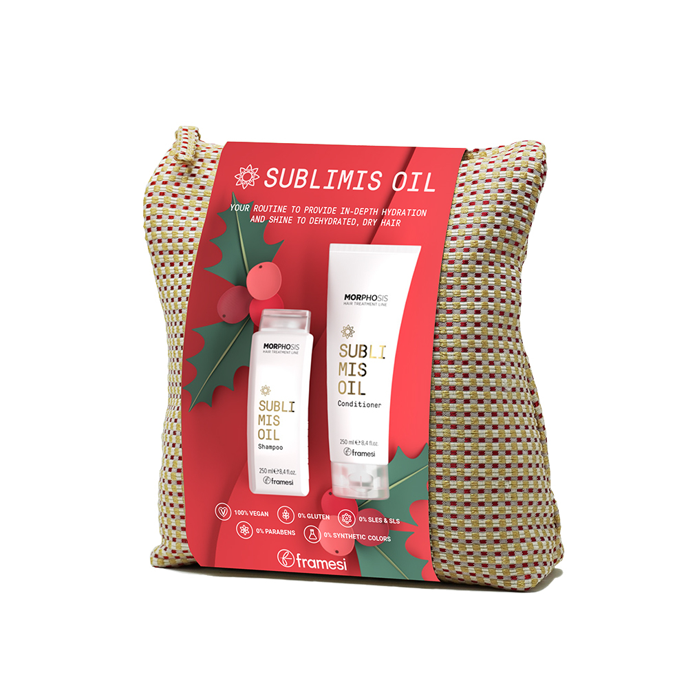 Kit Sublimis Oil Christmas - Framesi - pentru hidratare, descurcare si stralucire