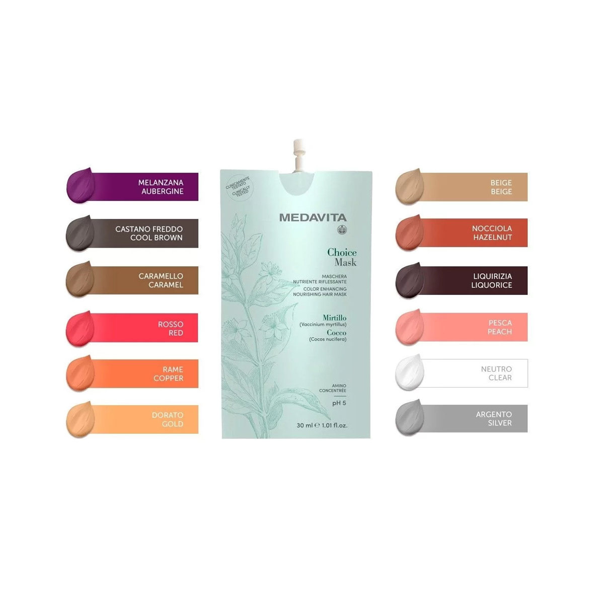 Mască de Păr Colorantă Beige 200ml [6]