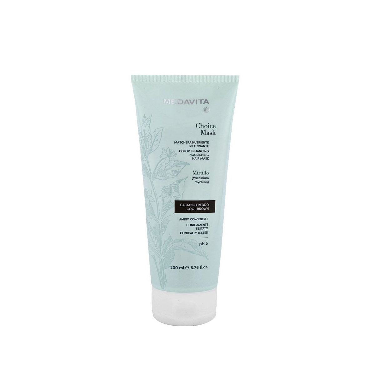 Masca de Par Coloranta Cool Brown (Castanie)  200ml