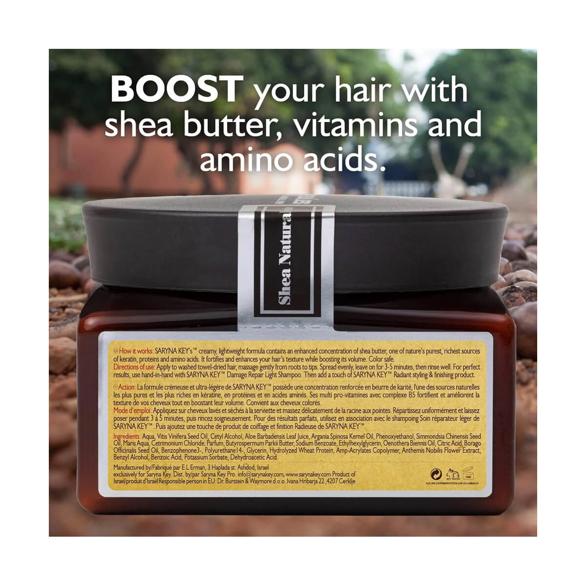 Unt pentru păr light  cu extract de Shea de la SARYNA KEY [2]