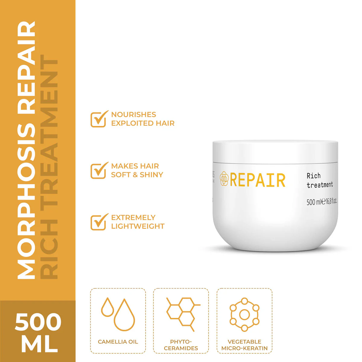 MORPHOSIS Repair Rich Treatment 500 ml - Framesi