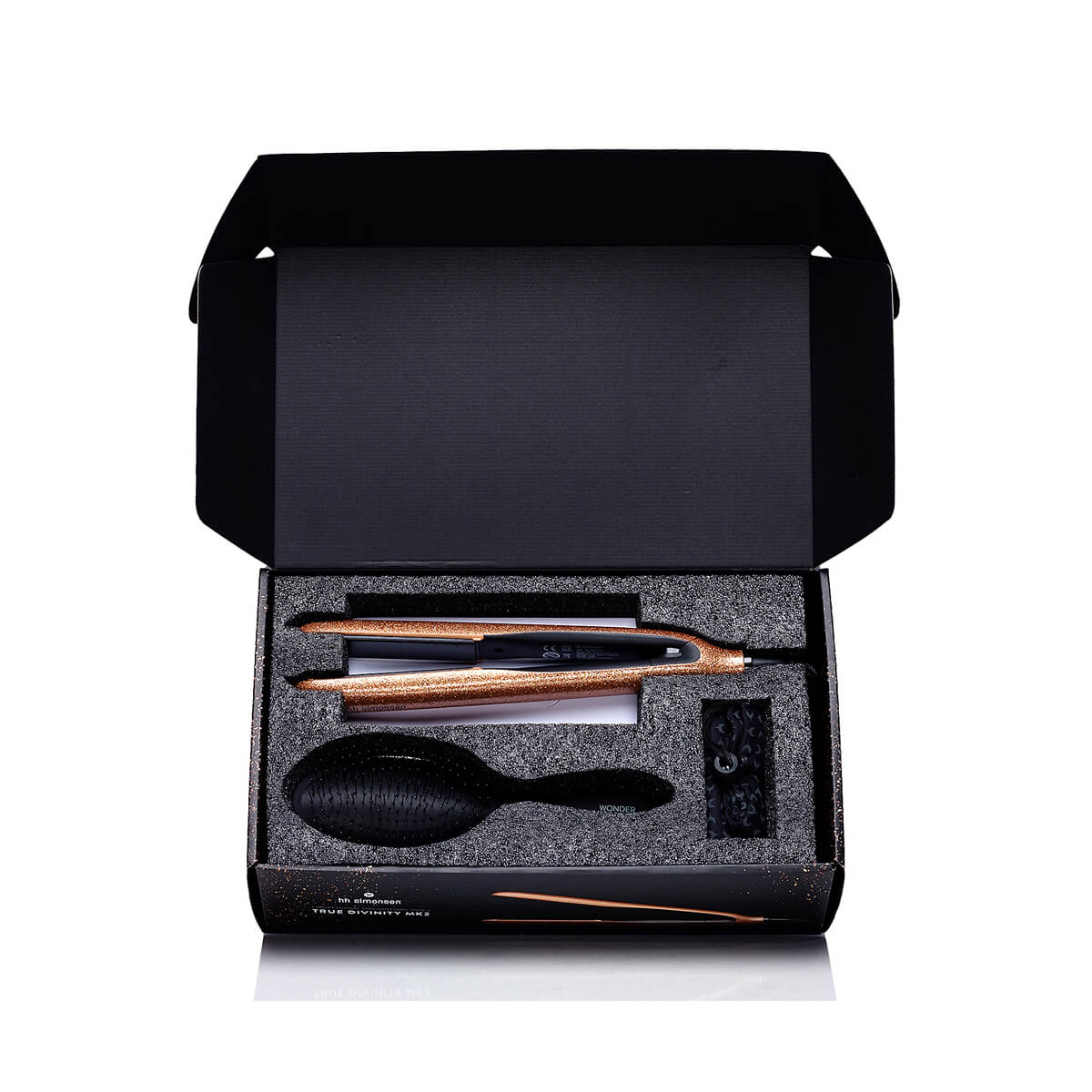 Placa pentru indreptat parul TRUE DIVINITY MK2 ORANGE SAPHIRE