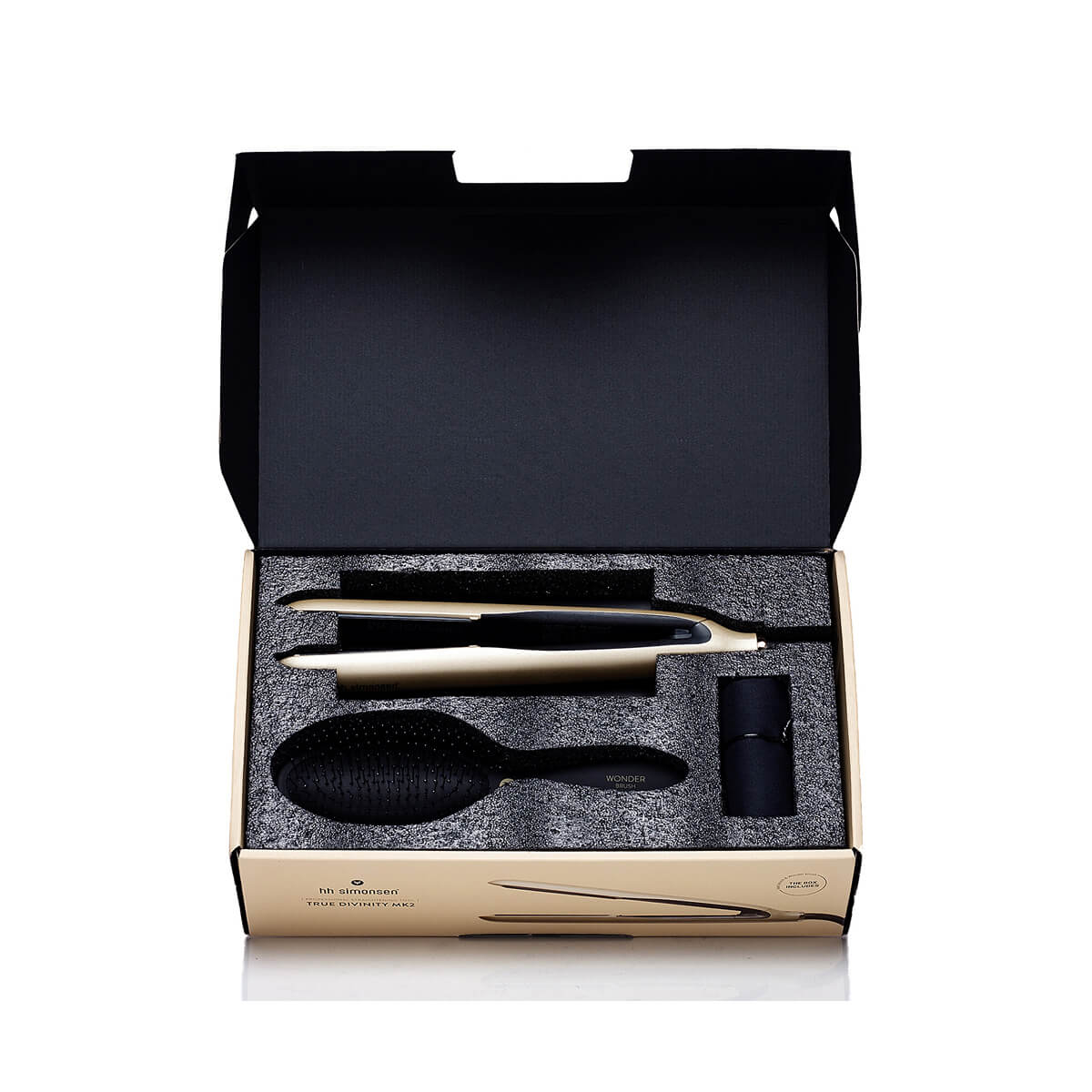 Placa pentru indreptat parul TRUE DIVINITY MK2  POPING CHAMPAGNE (160-230  C)