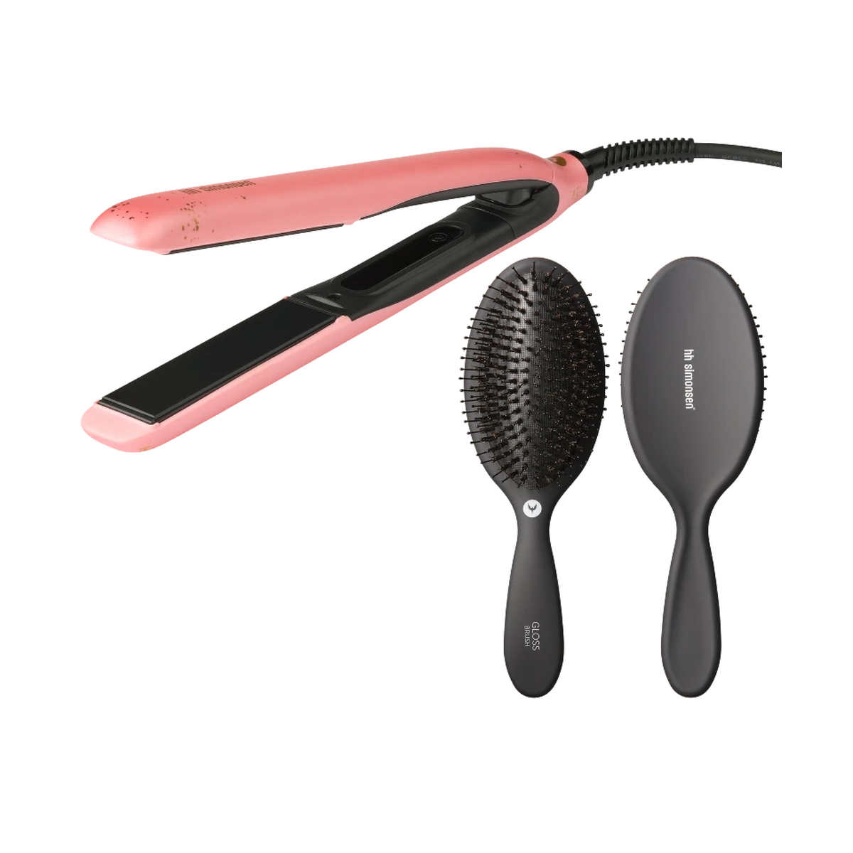 Placa profesionala pt indreptate parul True divinity MK2 Peachy Gold + perie Gloss Brush [3]