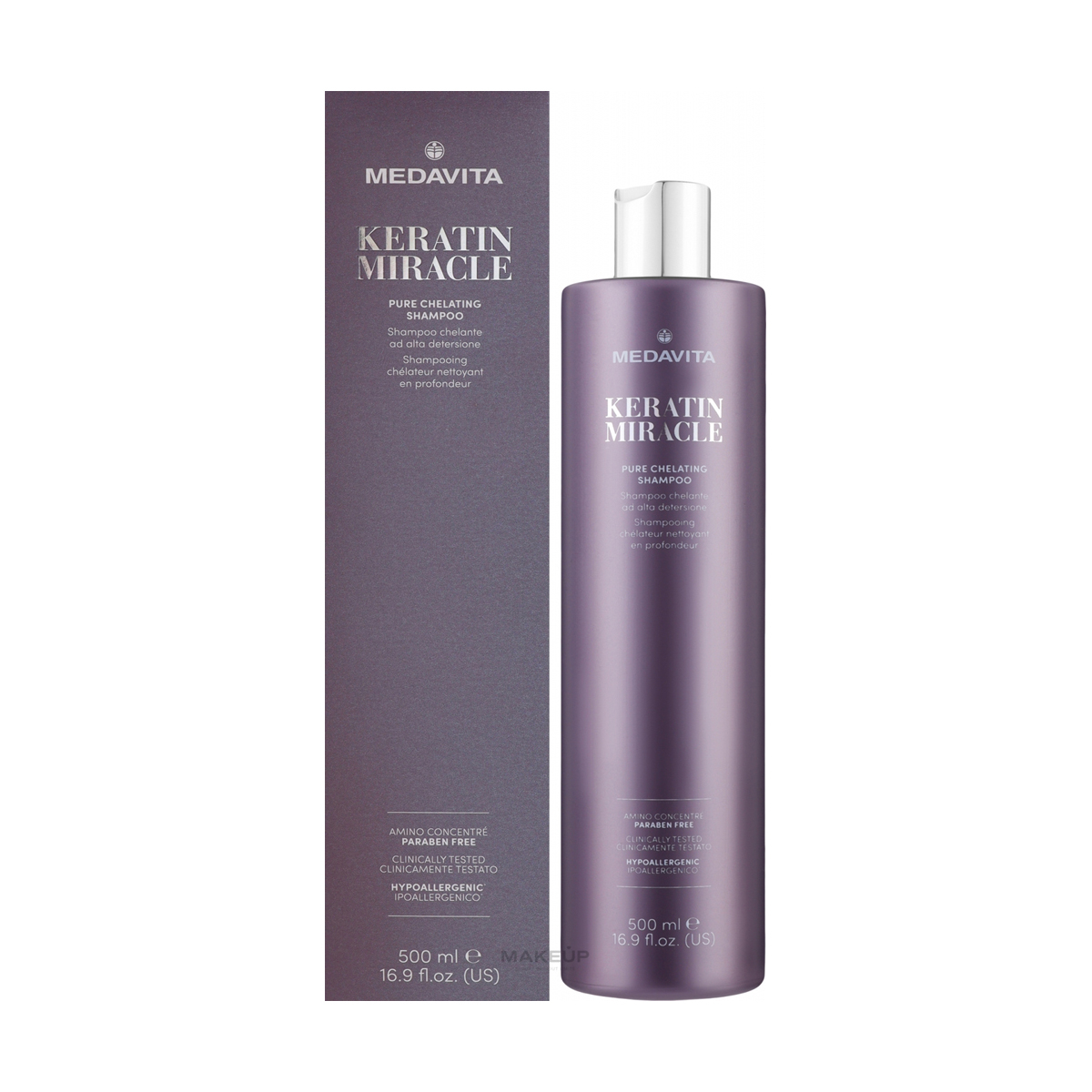 Sampon Clarifiant Alcalin - KERATIN MIRACLE - 500ml