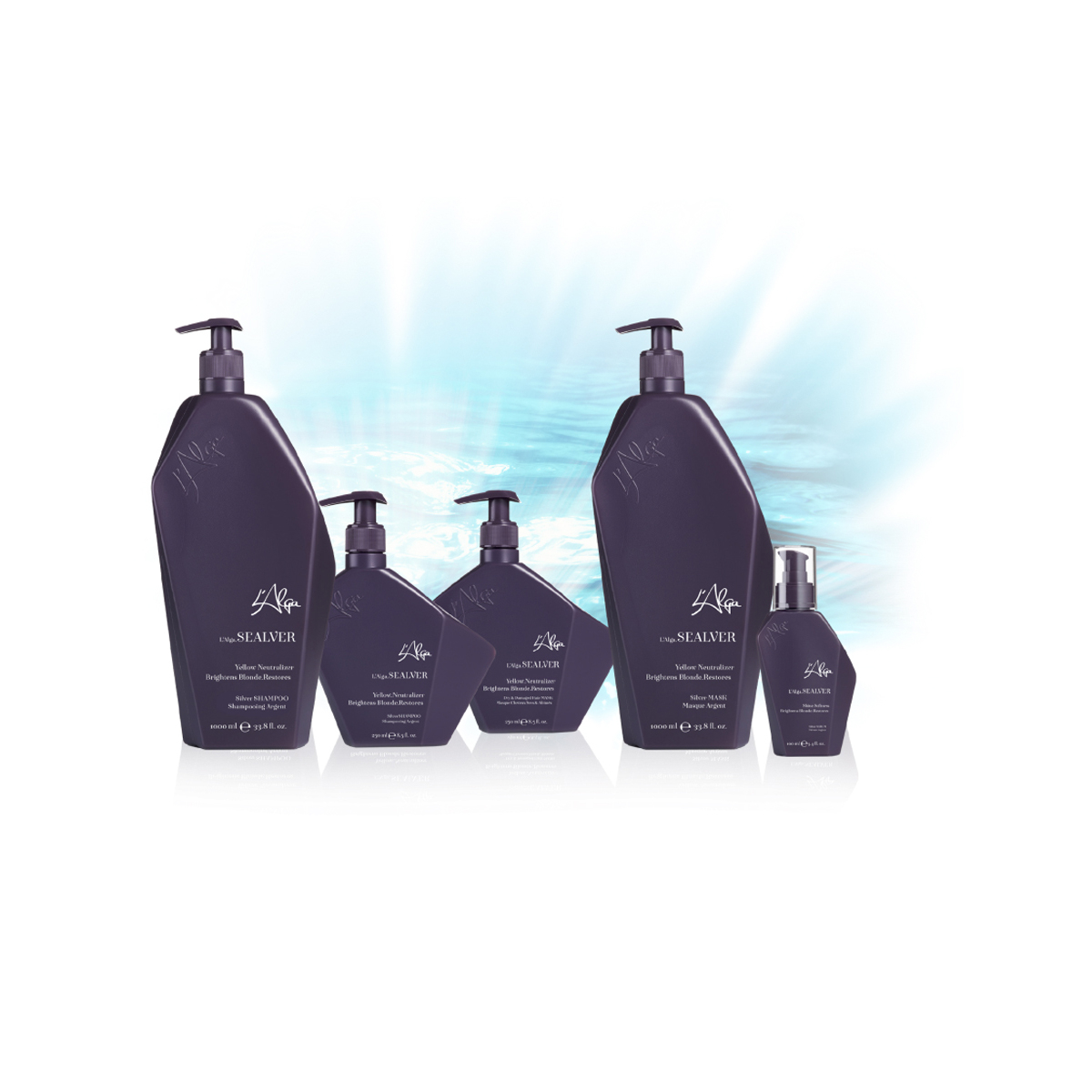Șampon cu pigment rece pentru netralizarea reflexelor calde - Sealver [2]