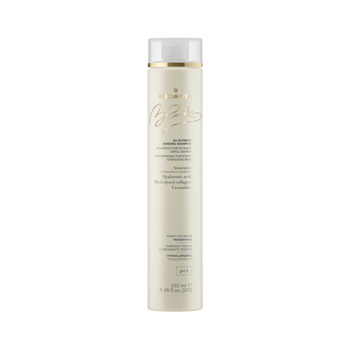 Sampon pentru toate tipurile de blond cu acid hialuronic, ceramide, colagen - ALL BLONDES
